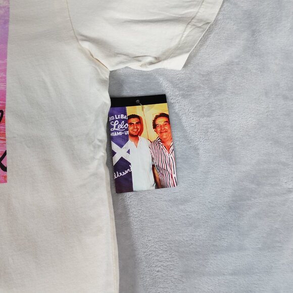 Roots Of Fight David Le Batard Art T Shirt Mens Medium Made In USA White NEW - Picture 3 of 8